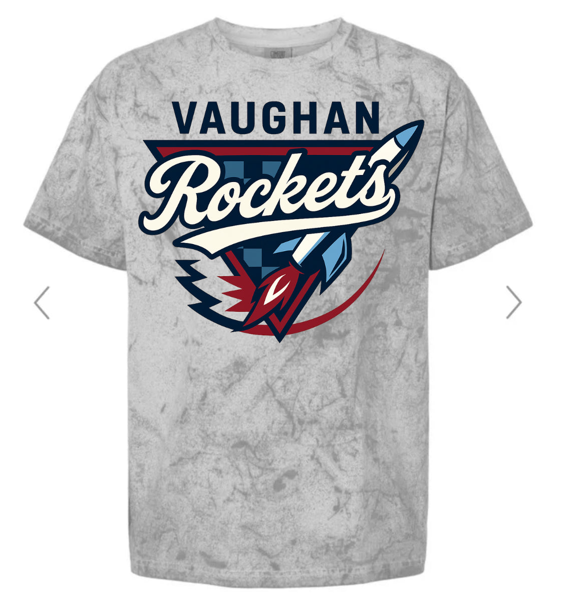 Vaughan Rockets Retro Colorblast Tee
