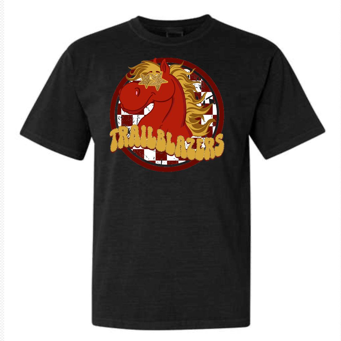 Trailblazer Preppy Black Tee