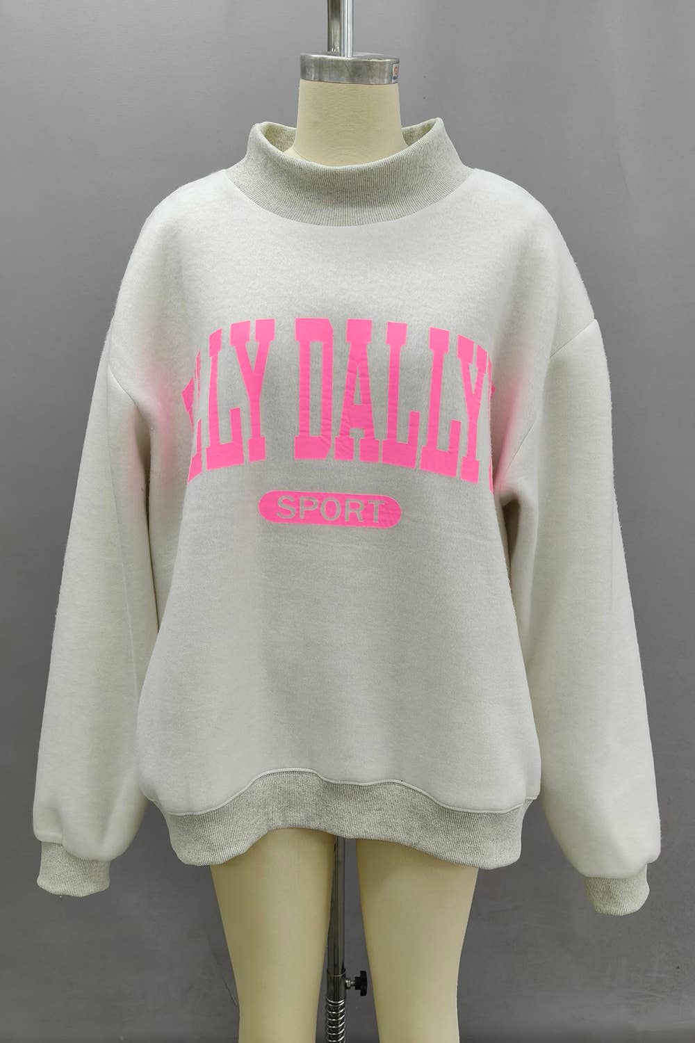 DILLYDALLYIN Sport Printed Reversible Sweatshirt
