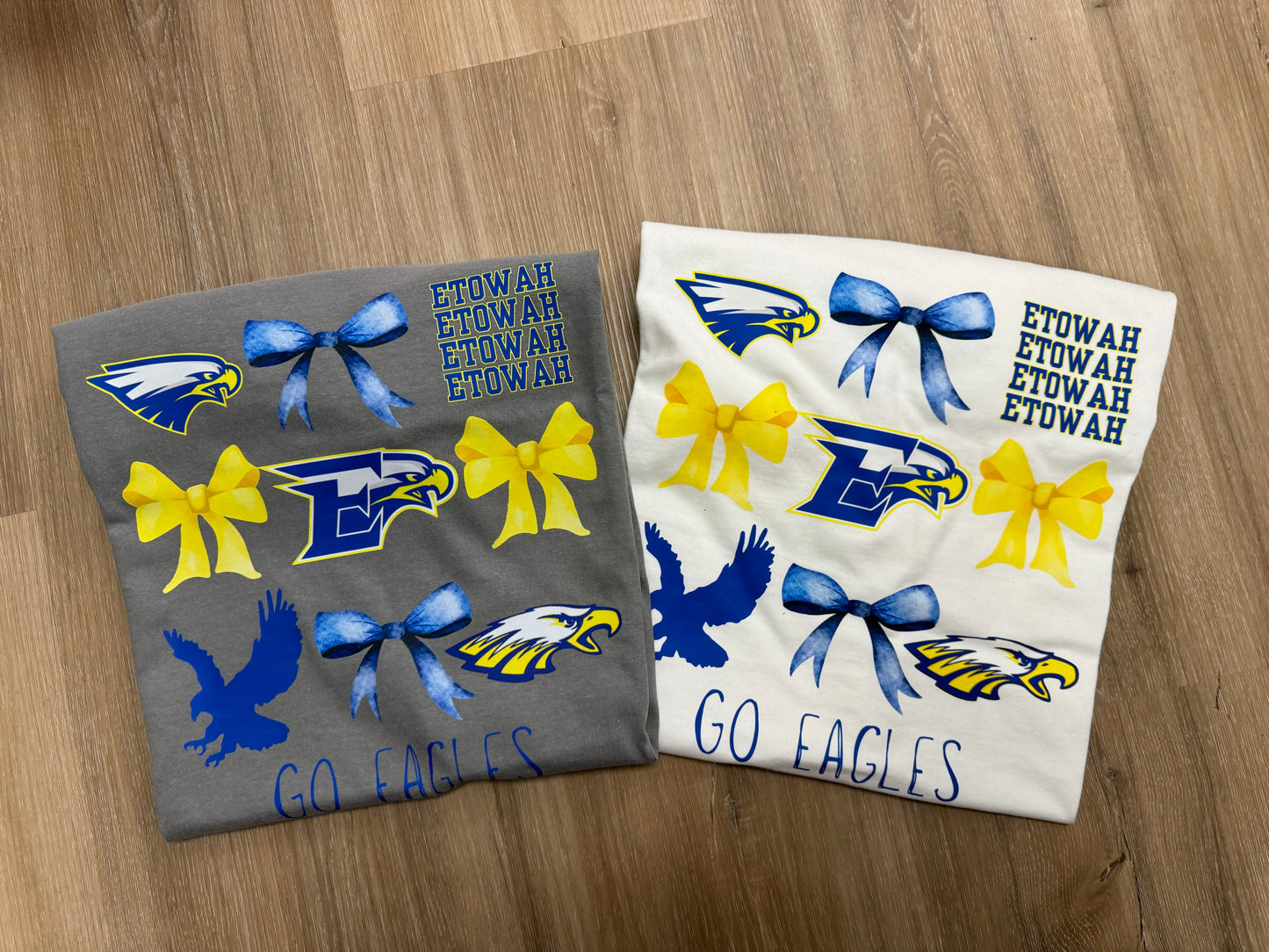 Etowah Eagles Bow Collage Tee