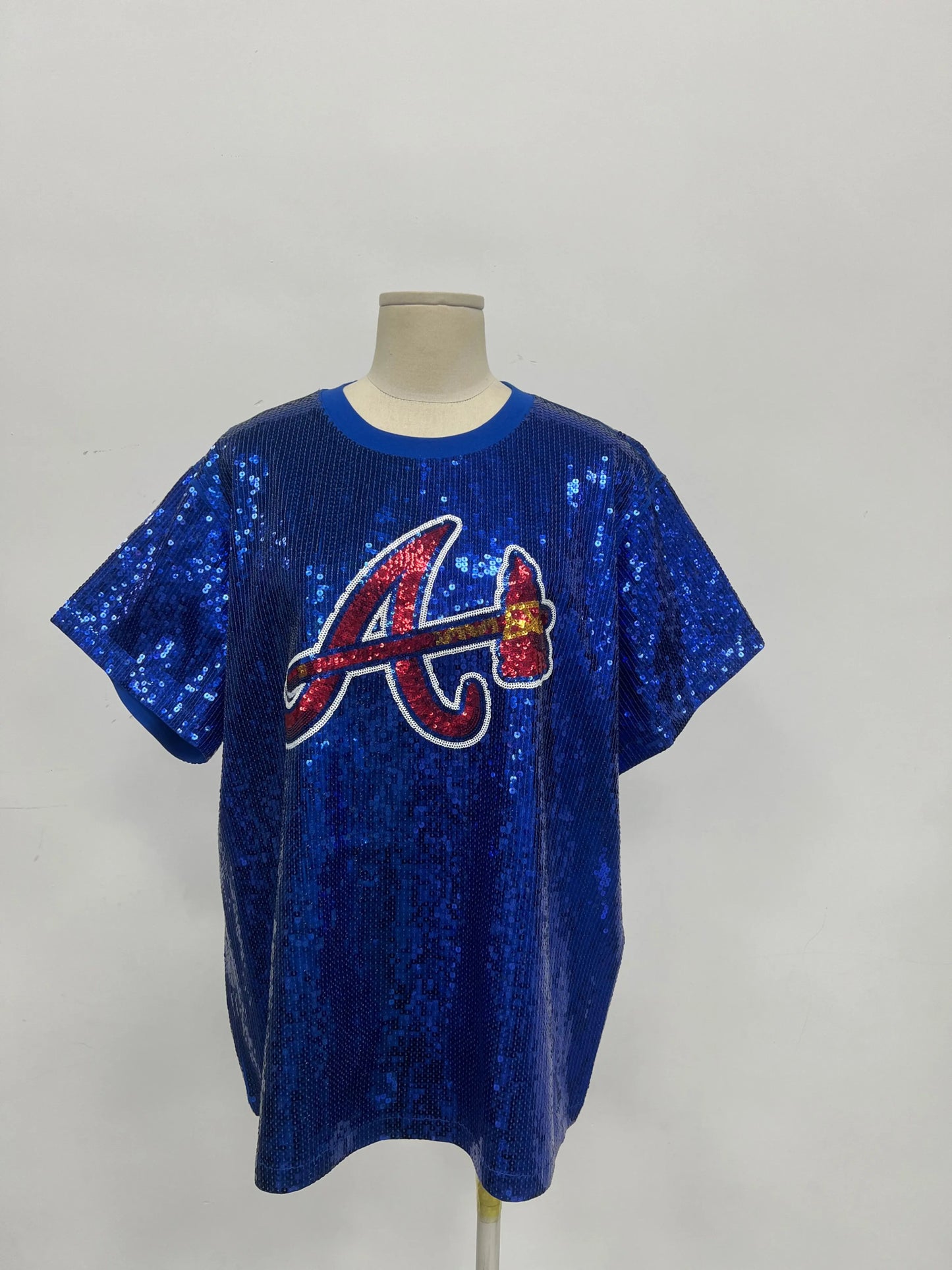 Atlanta Braves Sequin Top
