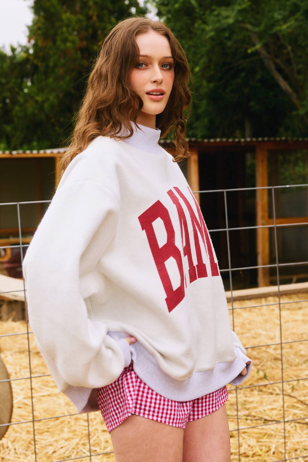 Alabama reversible mockneck sweatshirt