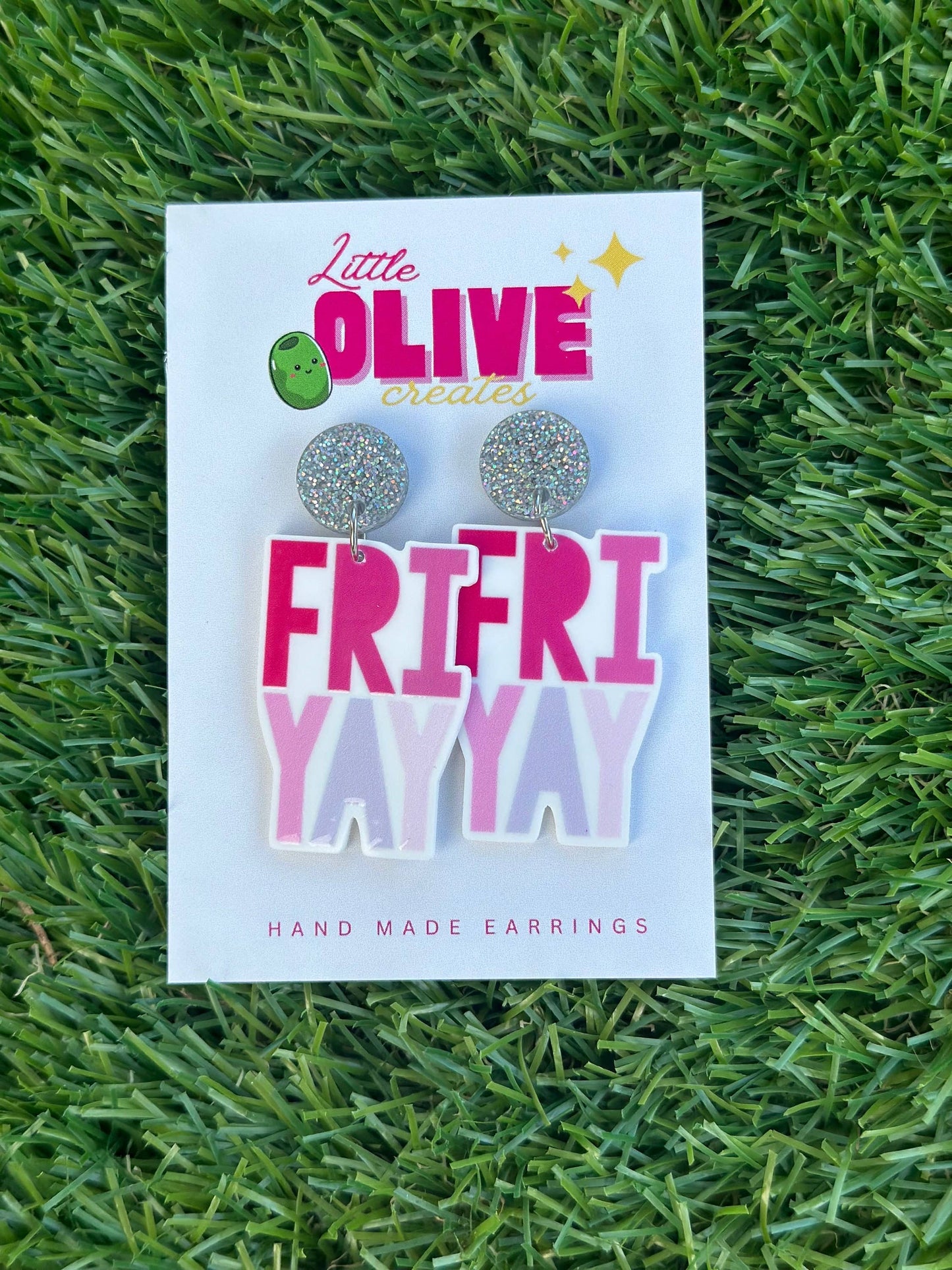 FRI-YAY Teacher Earrings