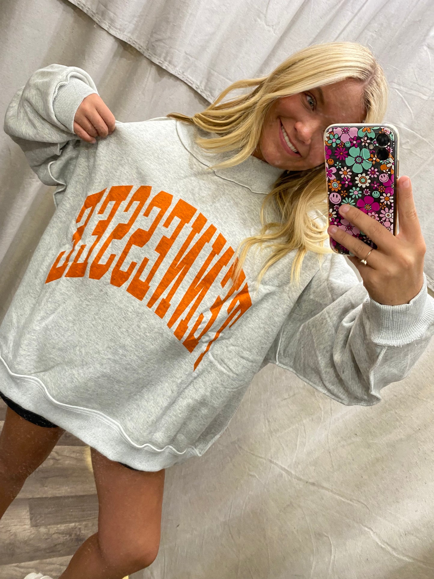 Tennessee reversible MOCKNECK SWEATSHIRT