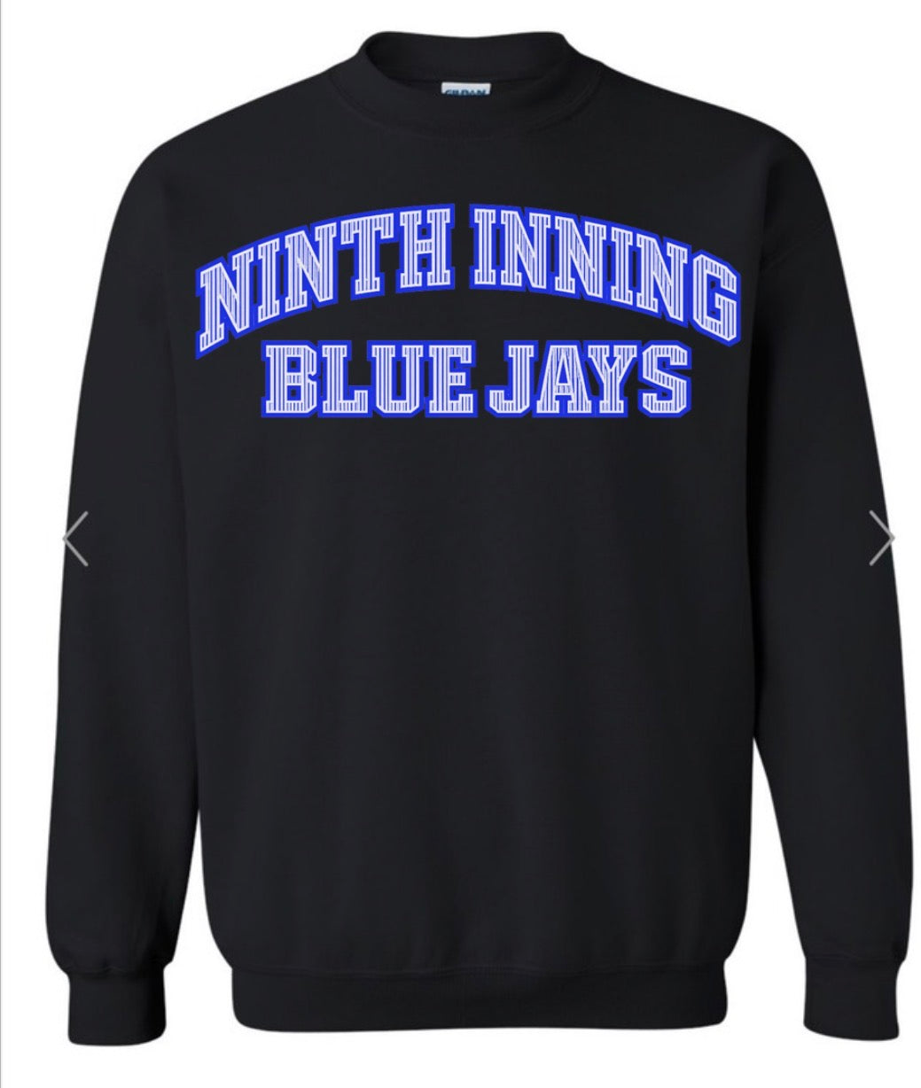 Ninth Inning Blue Jays Black Sweatshirt