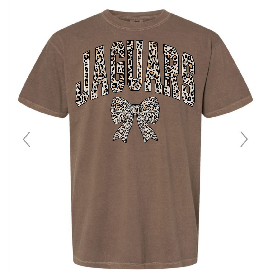 Jaguars Leopard print with bow