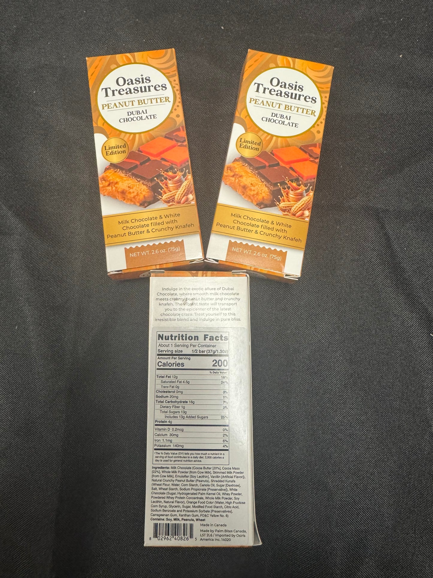Dubai Chocolate Bar Peanut Butter