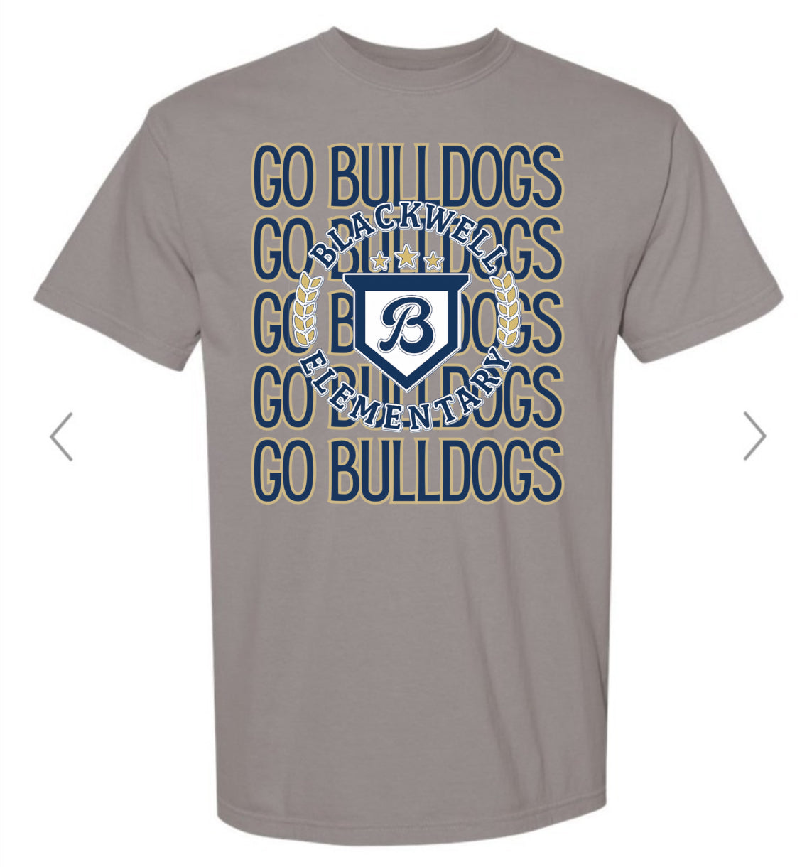 Blackwell Bulldogs Stacked COMFORT COLOR