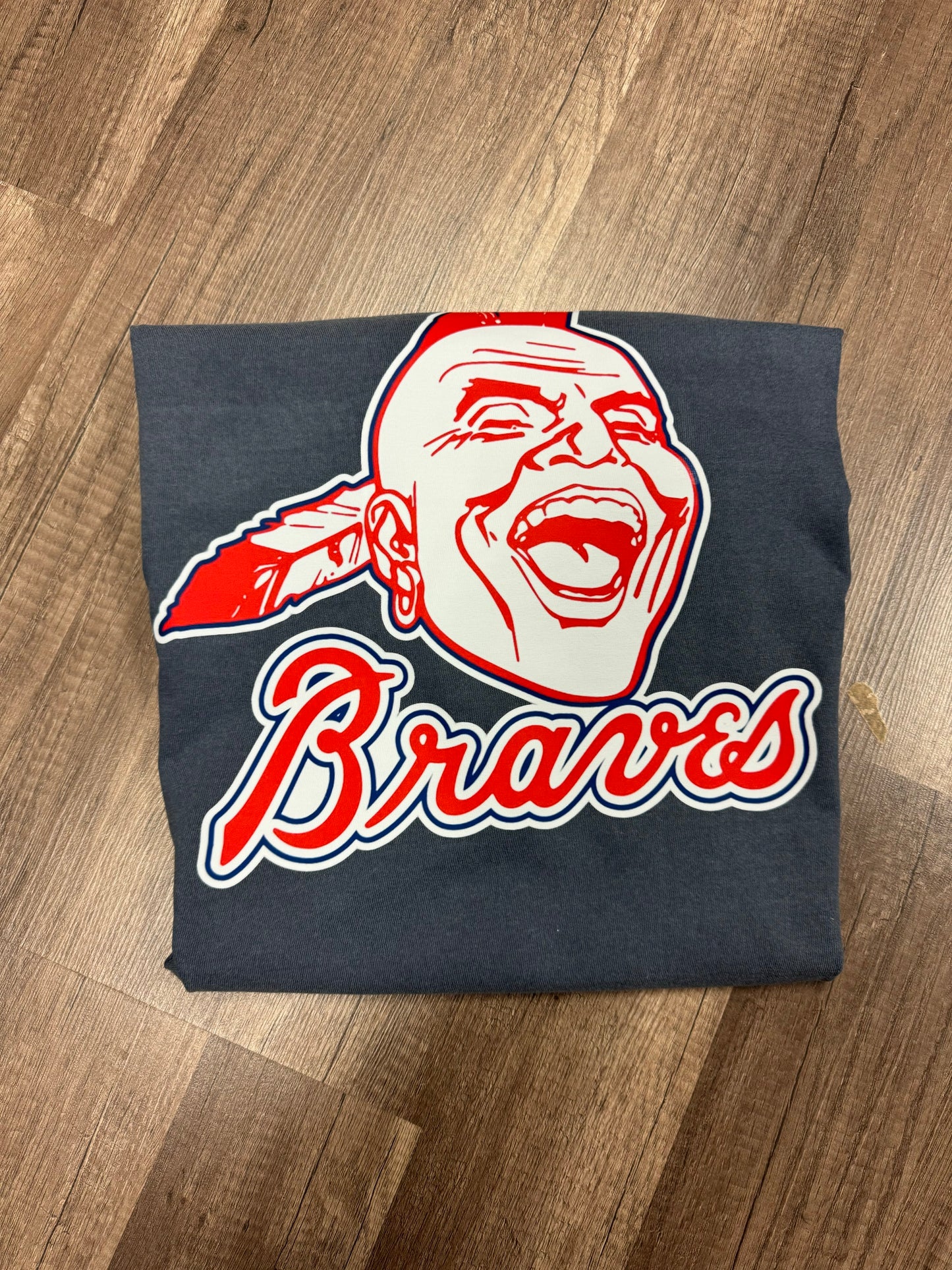 Braves Chief Old School Pocket Tee