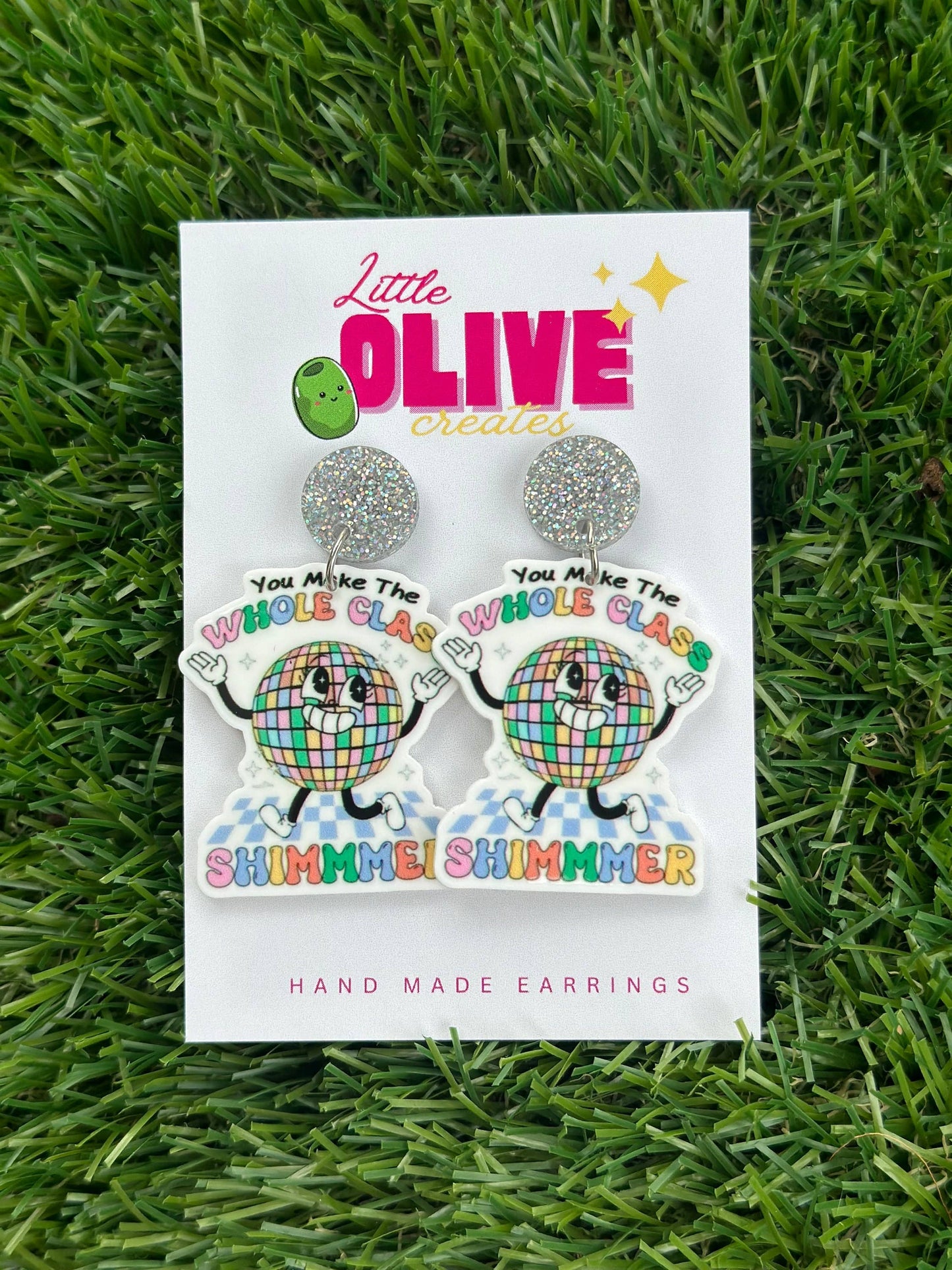 You make the whole class shimmer Earrings: Taylor Swift Inspired