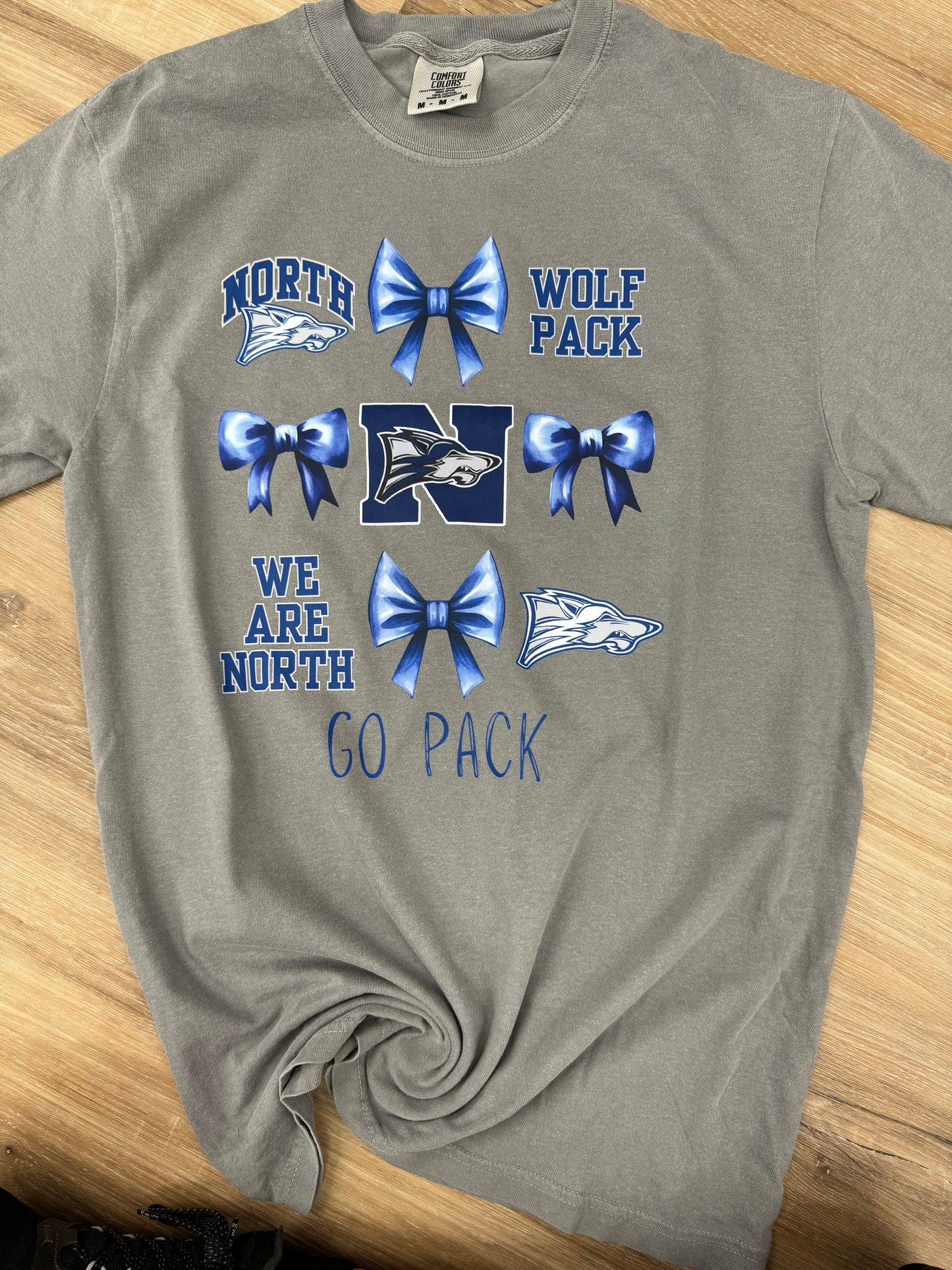 North Paulding Wolfpack Bow Collage Tee