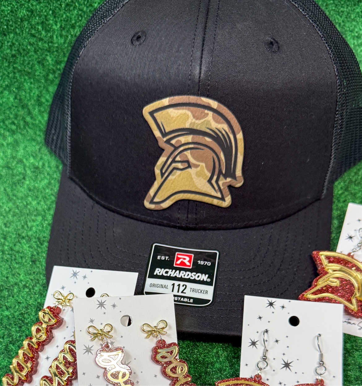 South Paulding Camo Spartans Black Richardson Hat