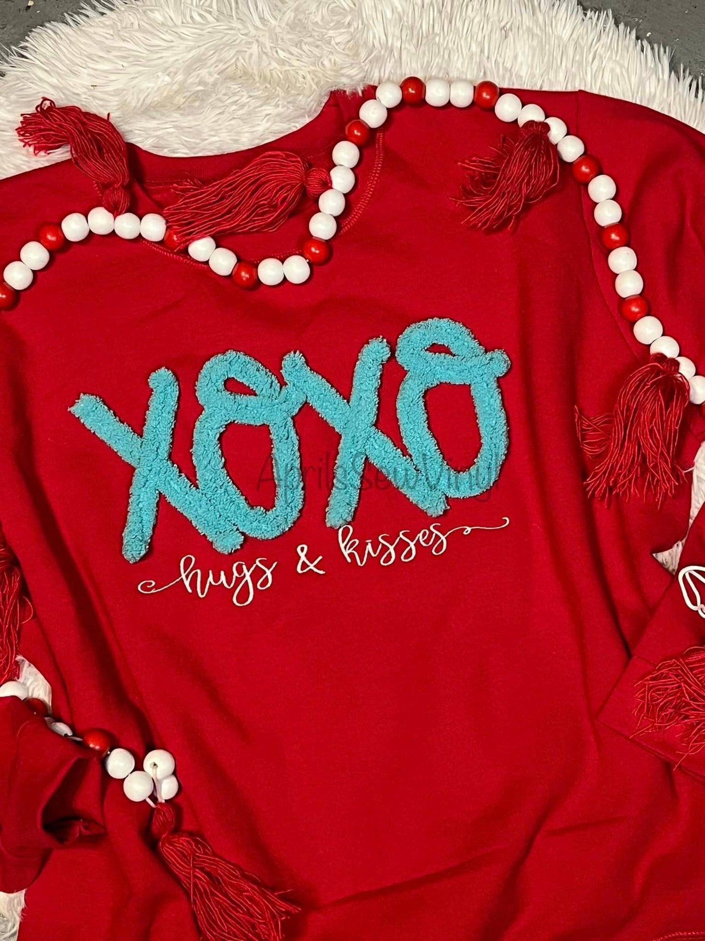 XOXO chenille yarn Sweatshirt