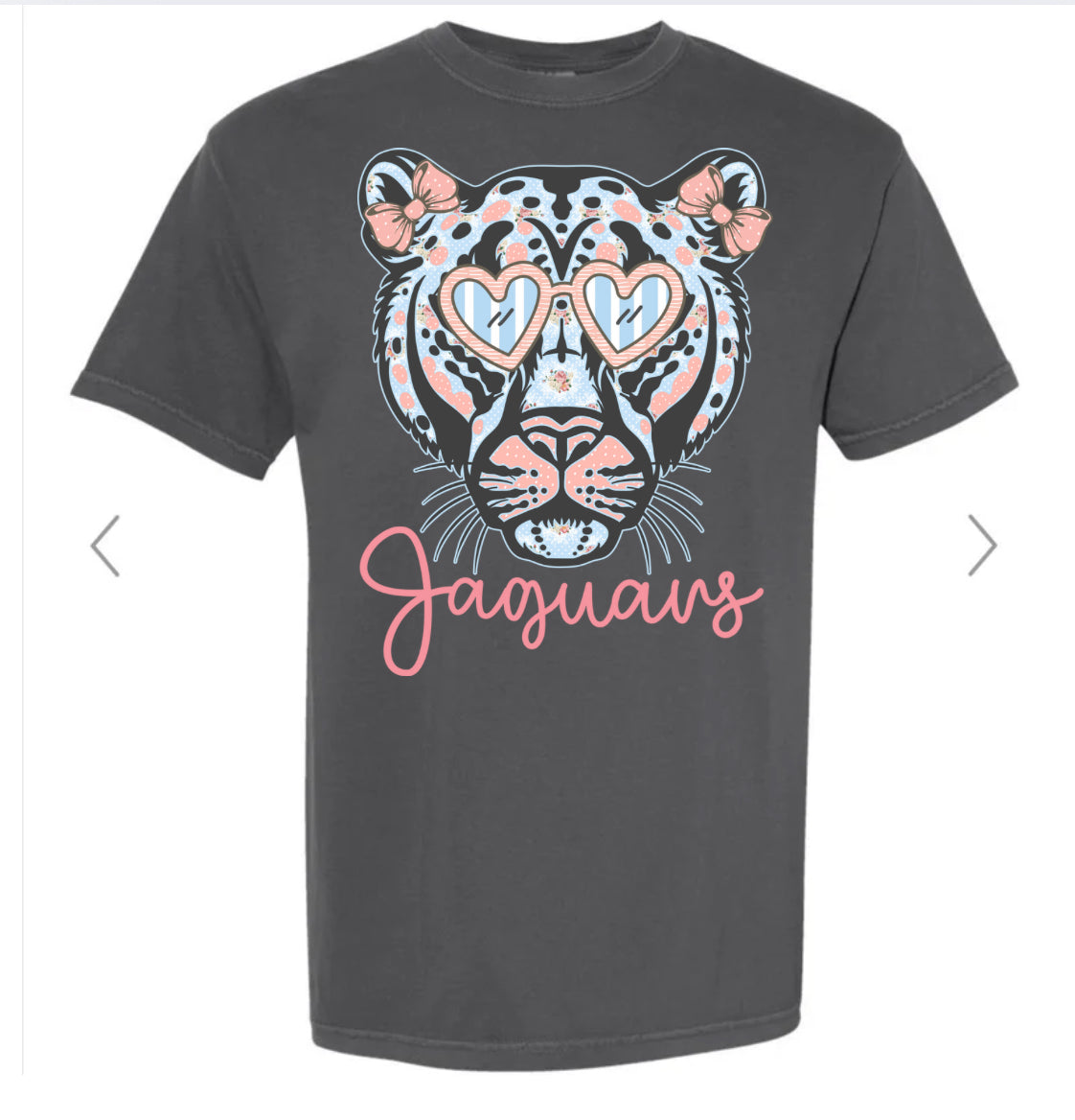 Jaguars Pink and Bow Floral Bow