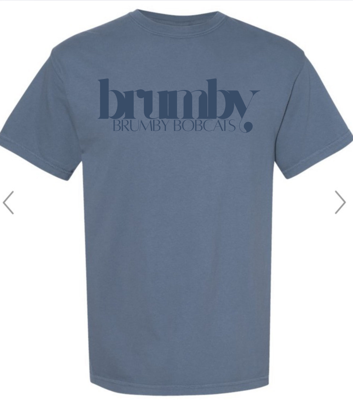 Brumby Bobcats Blue Monochromatic Shirt
