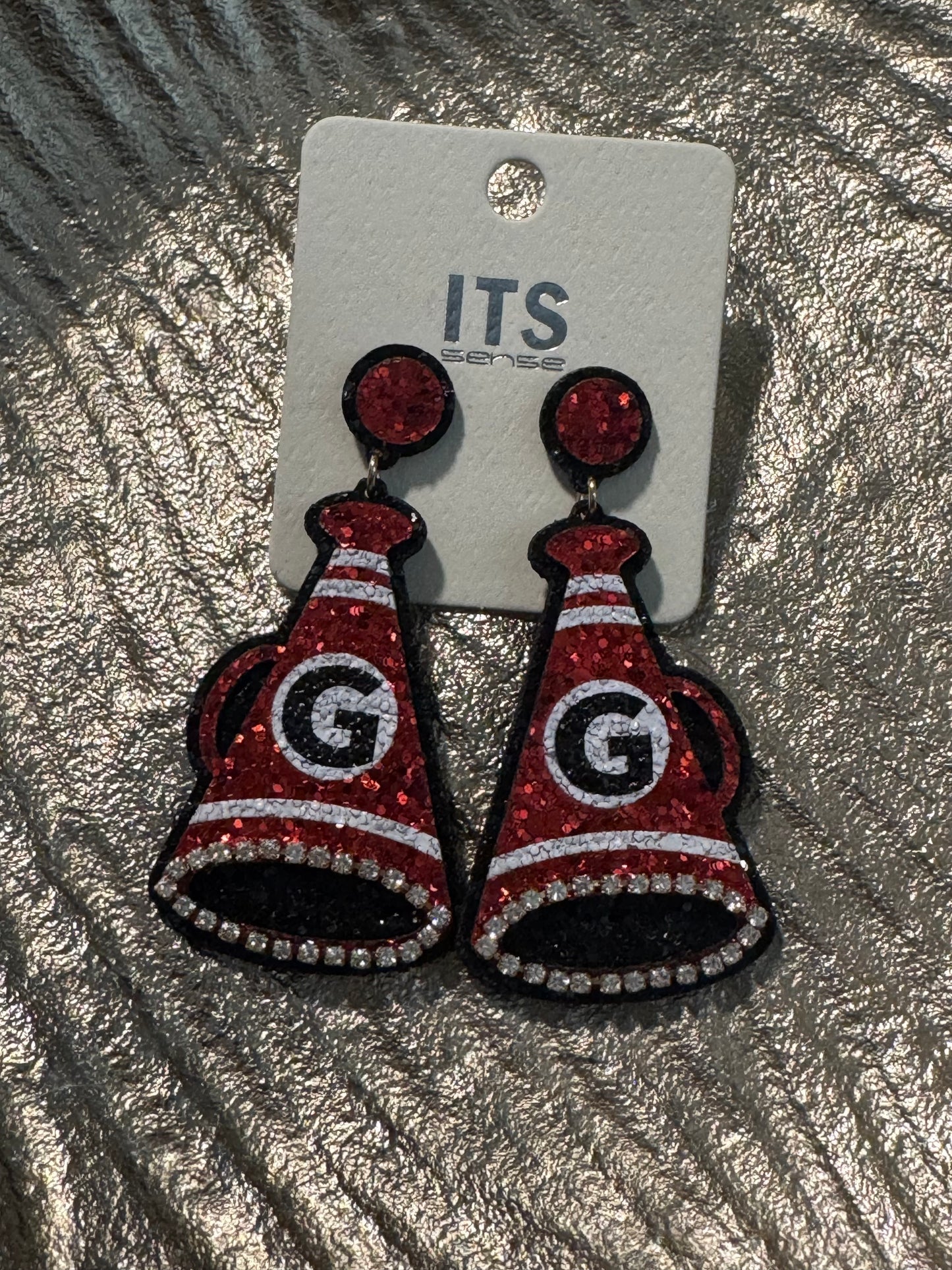Georgia megaphone sequin Earring