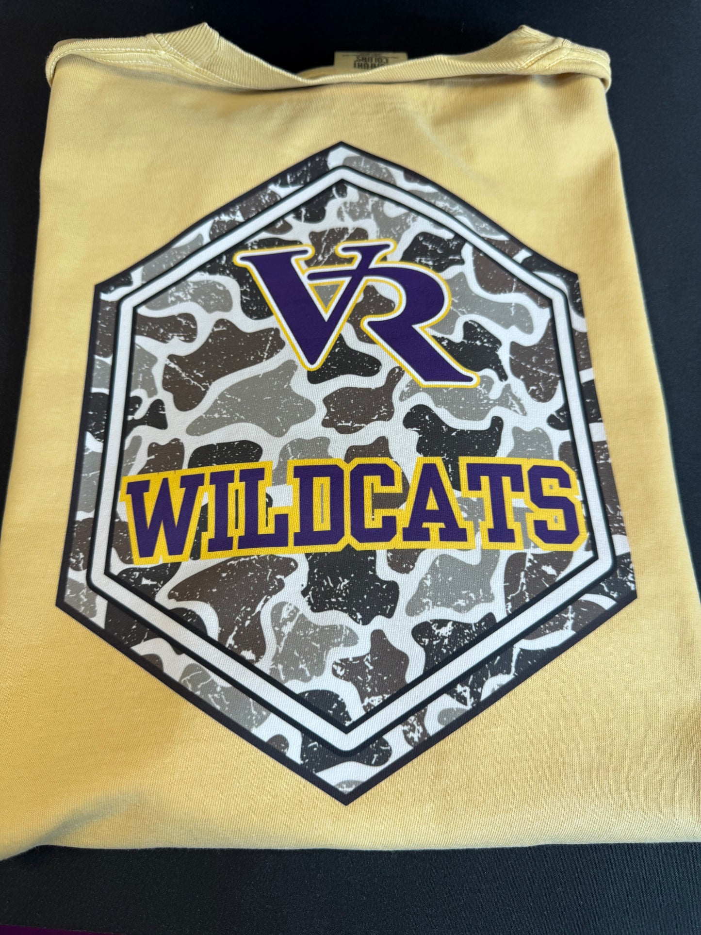 Villa Rica Wildcats Camo Front/Back