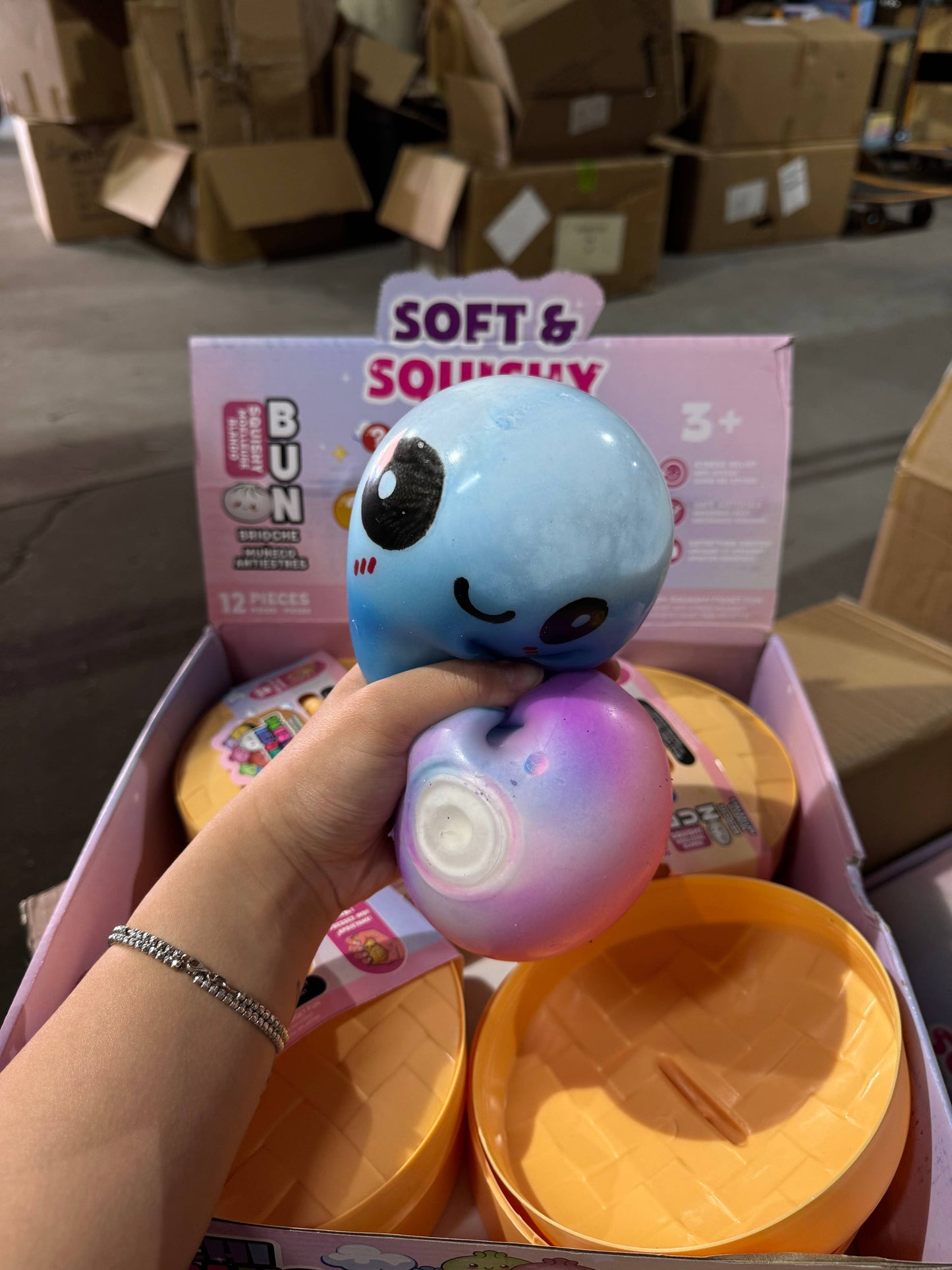 Jumbo TieDye Squishy Dumpling Toy