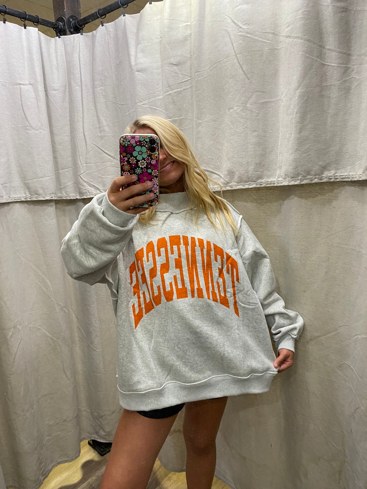 Tennessee reversible MOCKNECK SWEATSHIRT
