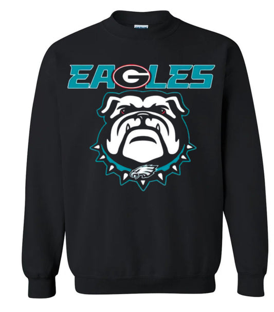Eagles with Georgia bulldogs logo