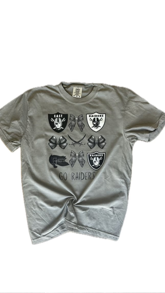 East Paulding Raiders Collage Bow adult Tees