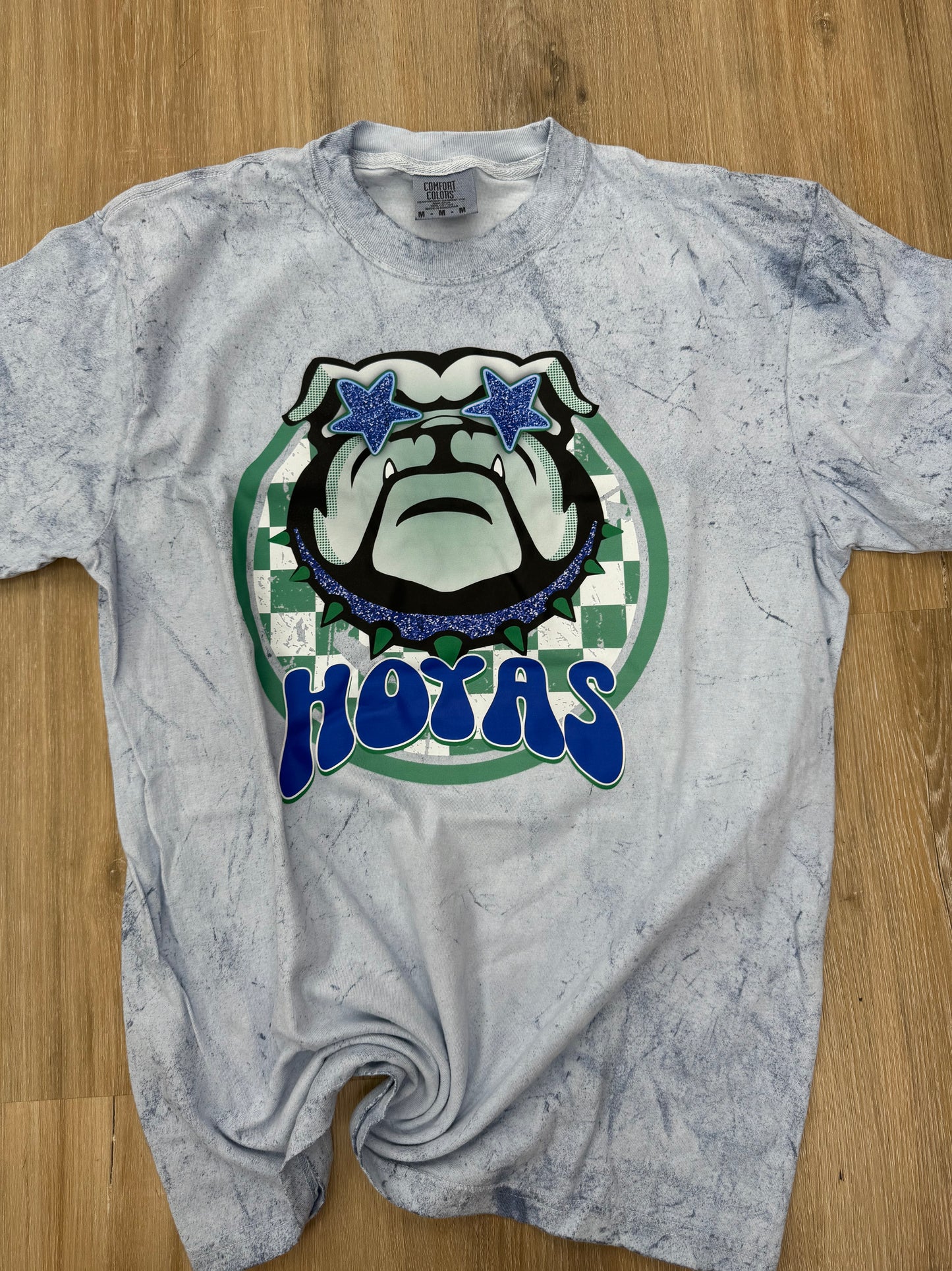 Hoyas Preppy Mascot Colorblast Tee