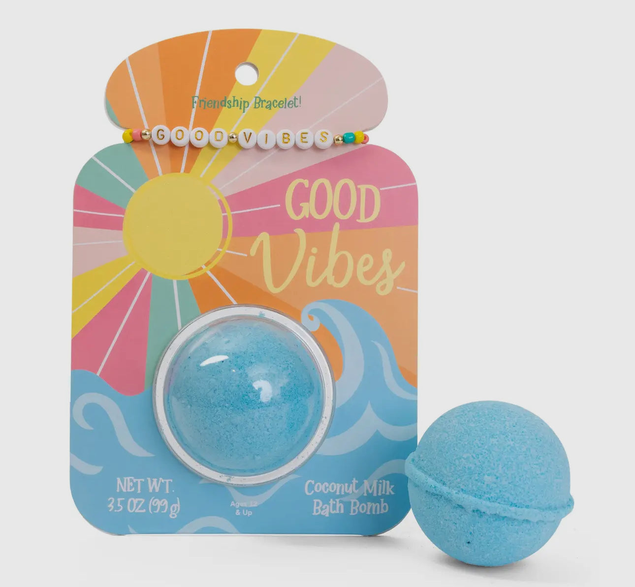 Friendship Bracelet Bath Bomb Good Vibes - Cait + Co