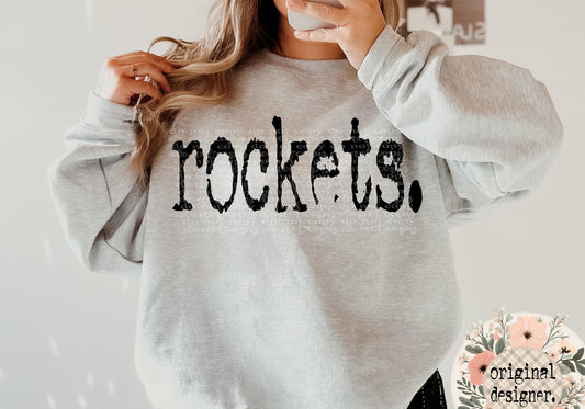 Rockets simple distressed GILDAN