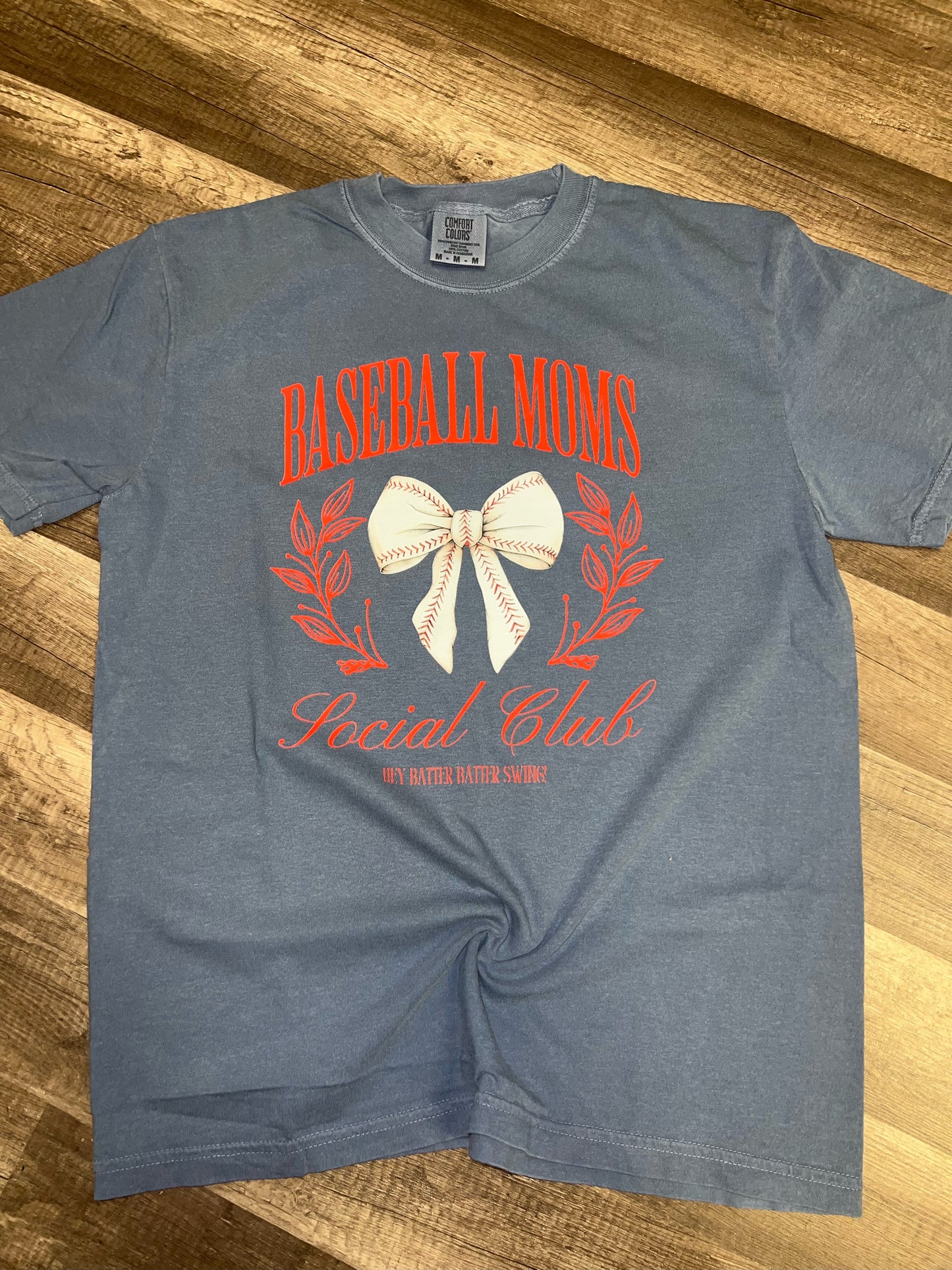 Baseball Moms Social Club Tee