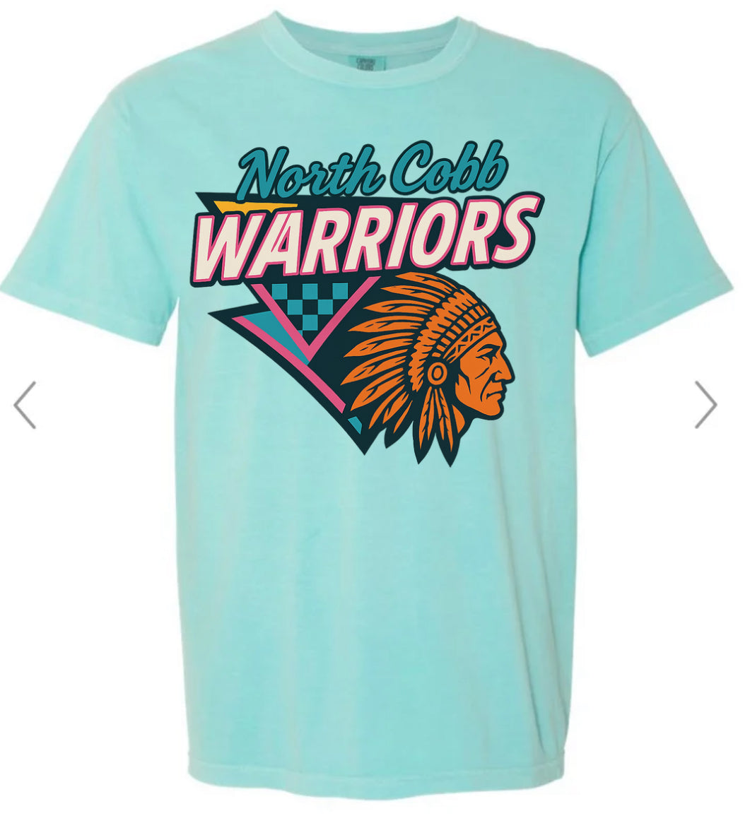 North Cobb Warriors Retro Colorful