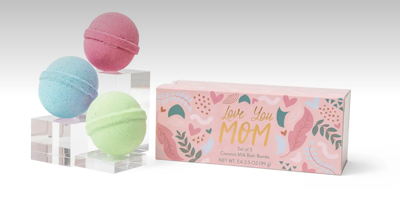 Love Mom Bath Bomb Gift Set - Cait + Co