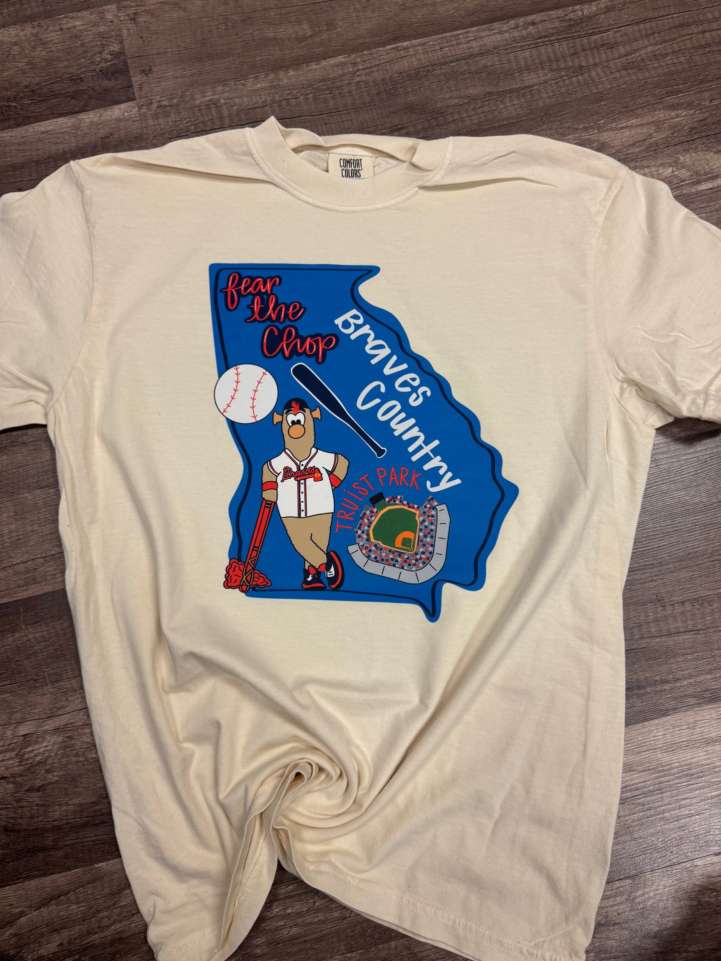 Blooper Braves Country State Tee