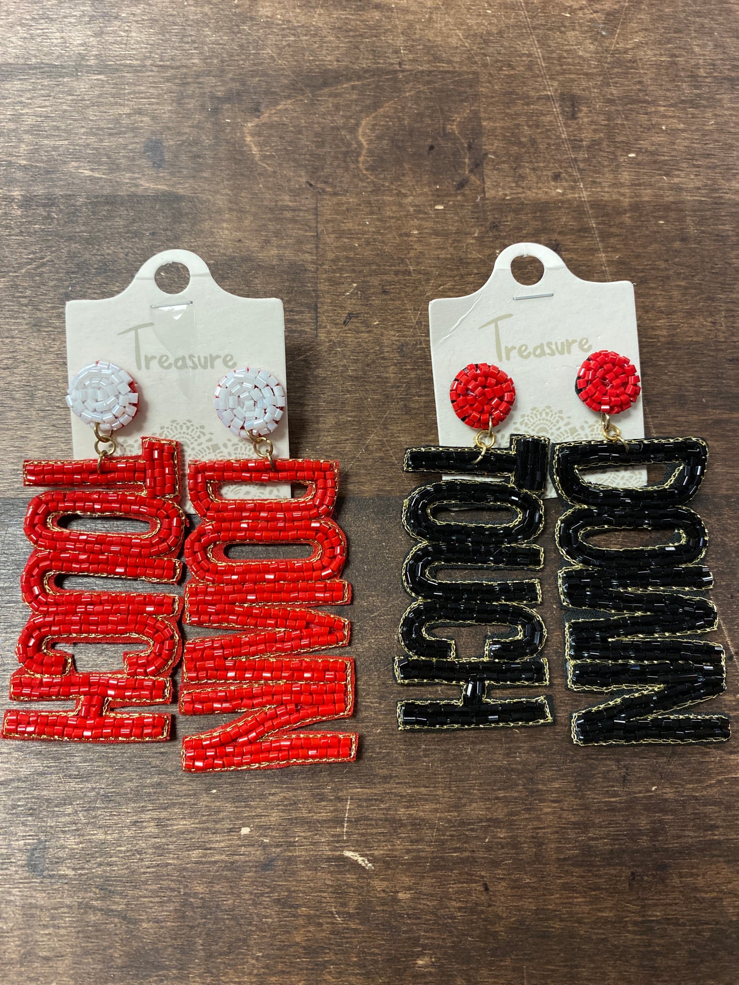 Touch Down Beaded Earring