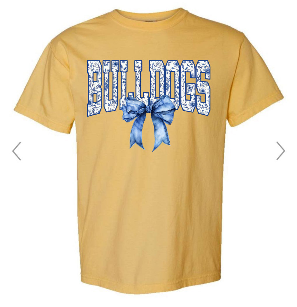 Blackwell Bulldogs Floral Tolie COMFORT COLOR