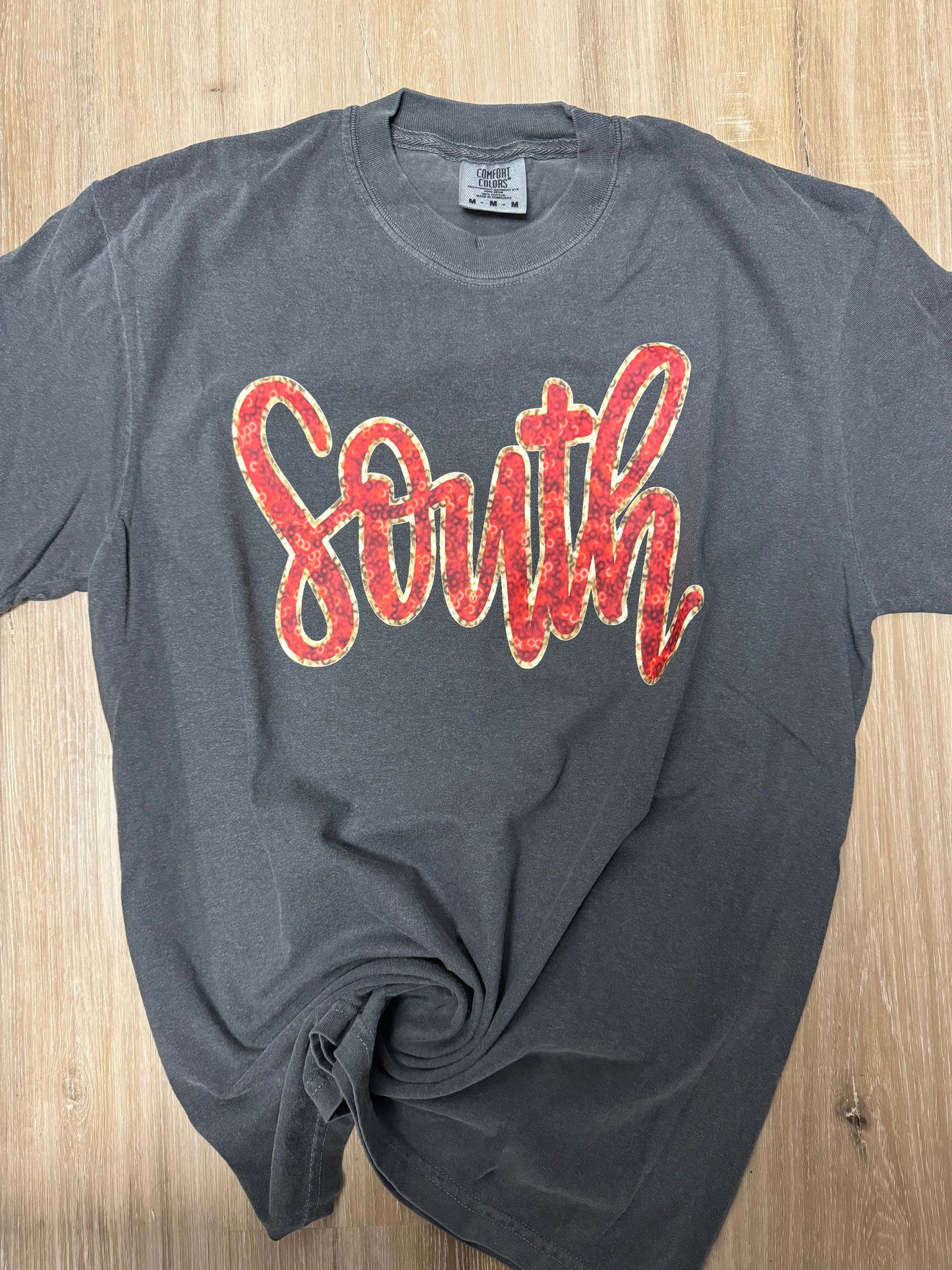 South Faux Sequin Tee