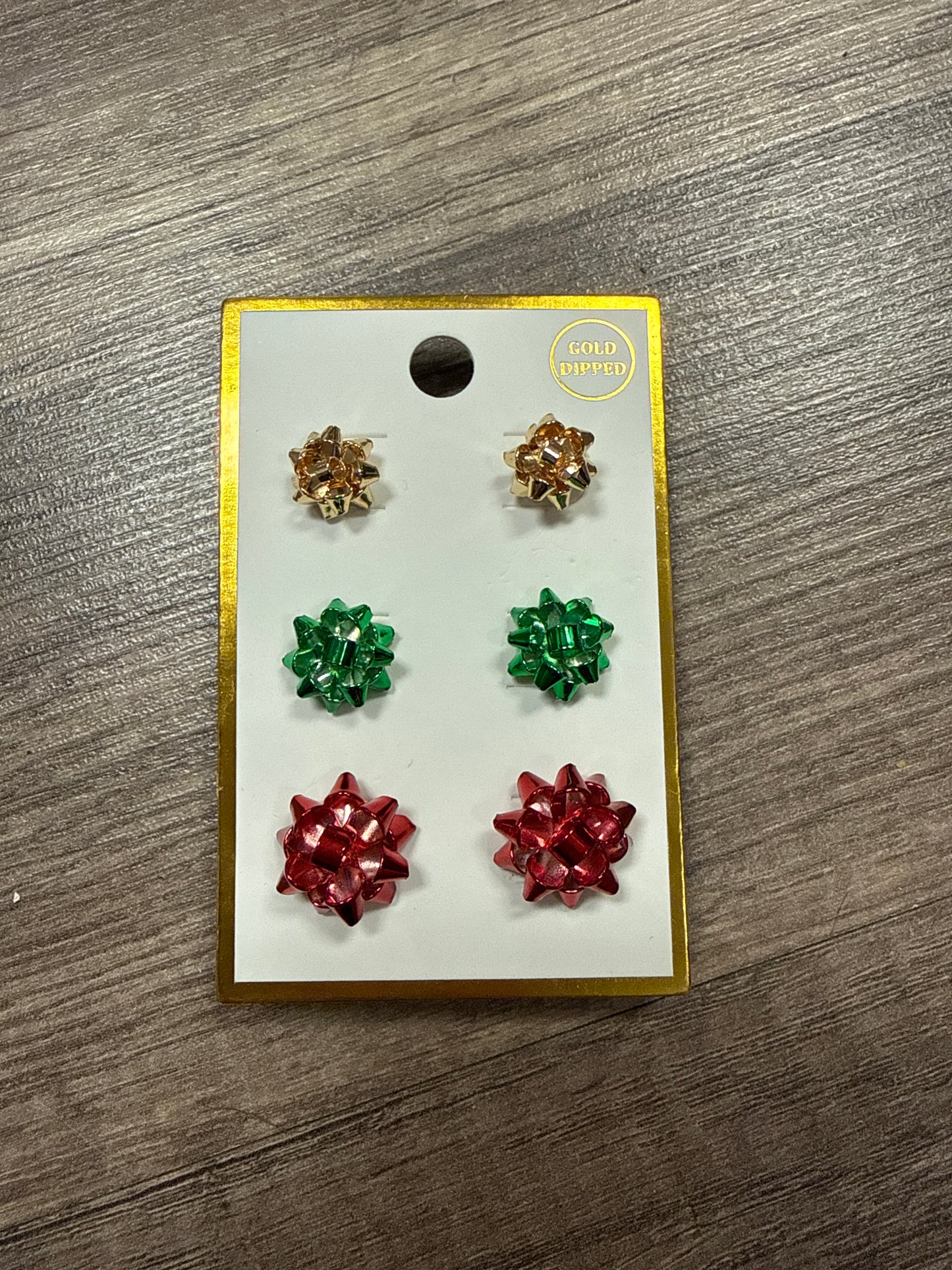 Present Bow Trio Pack Earrings