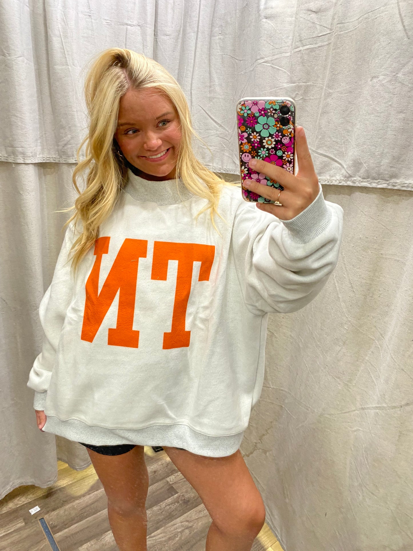 Tennessee reversible MOCKNECK SWEATSHIRT