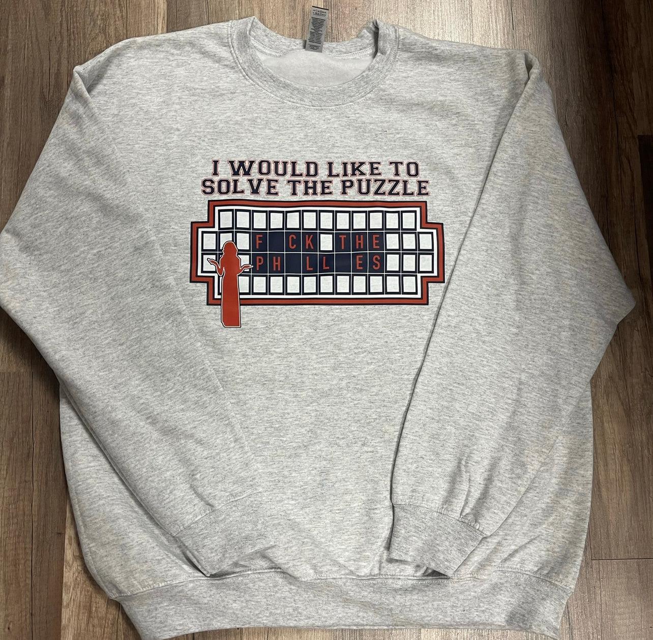 I’d like to solve the puzzle Sweatshirt