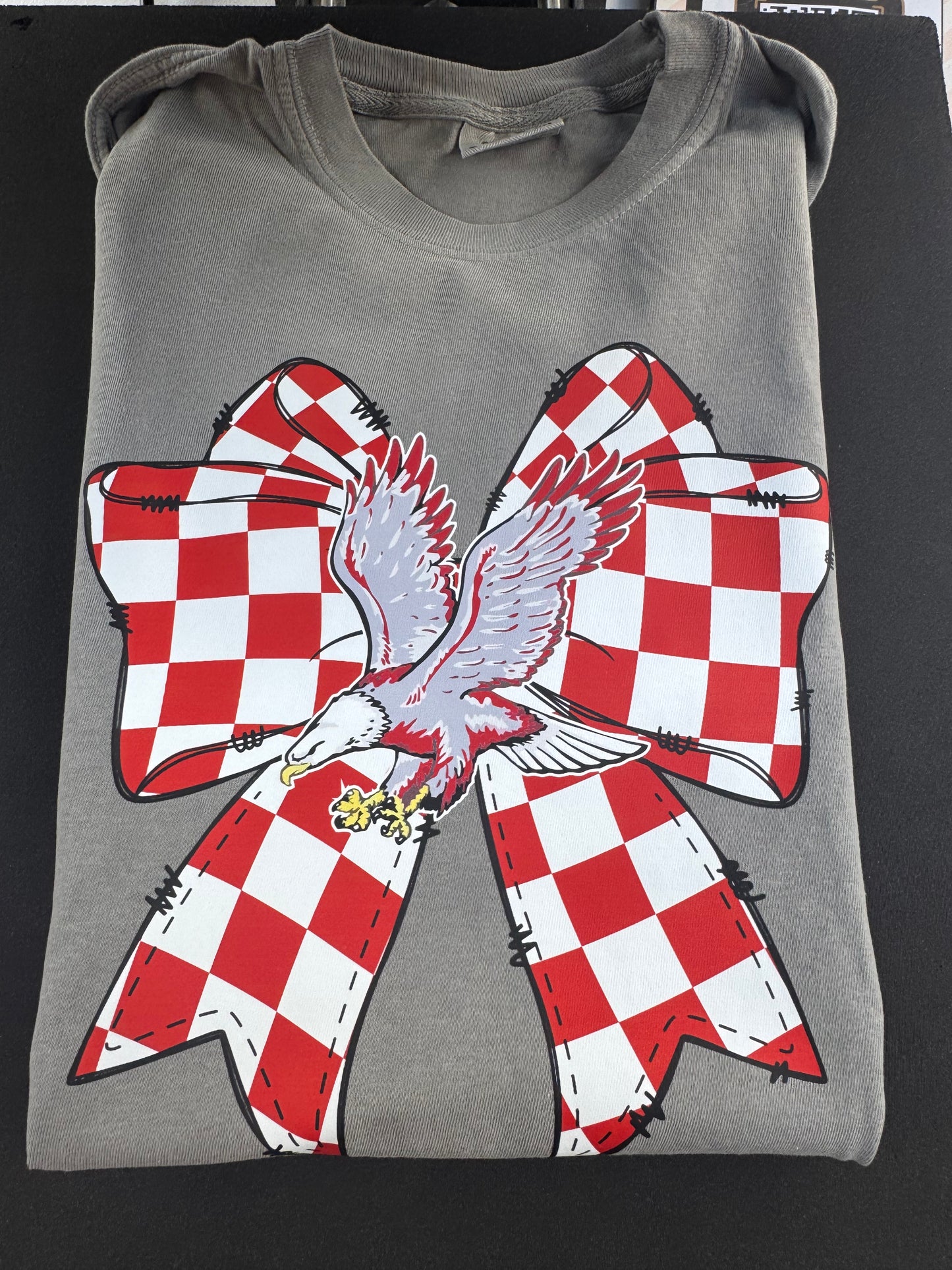 Mt Zion Eagles Checkered Big Bow