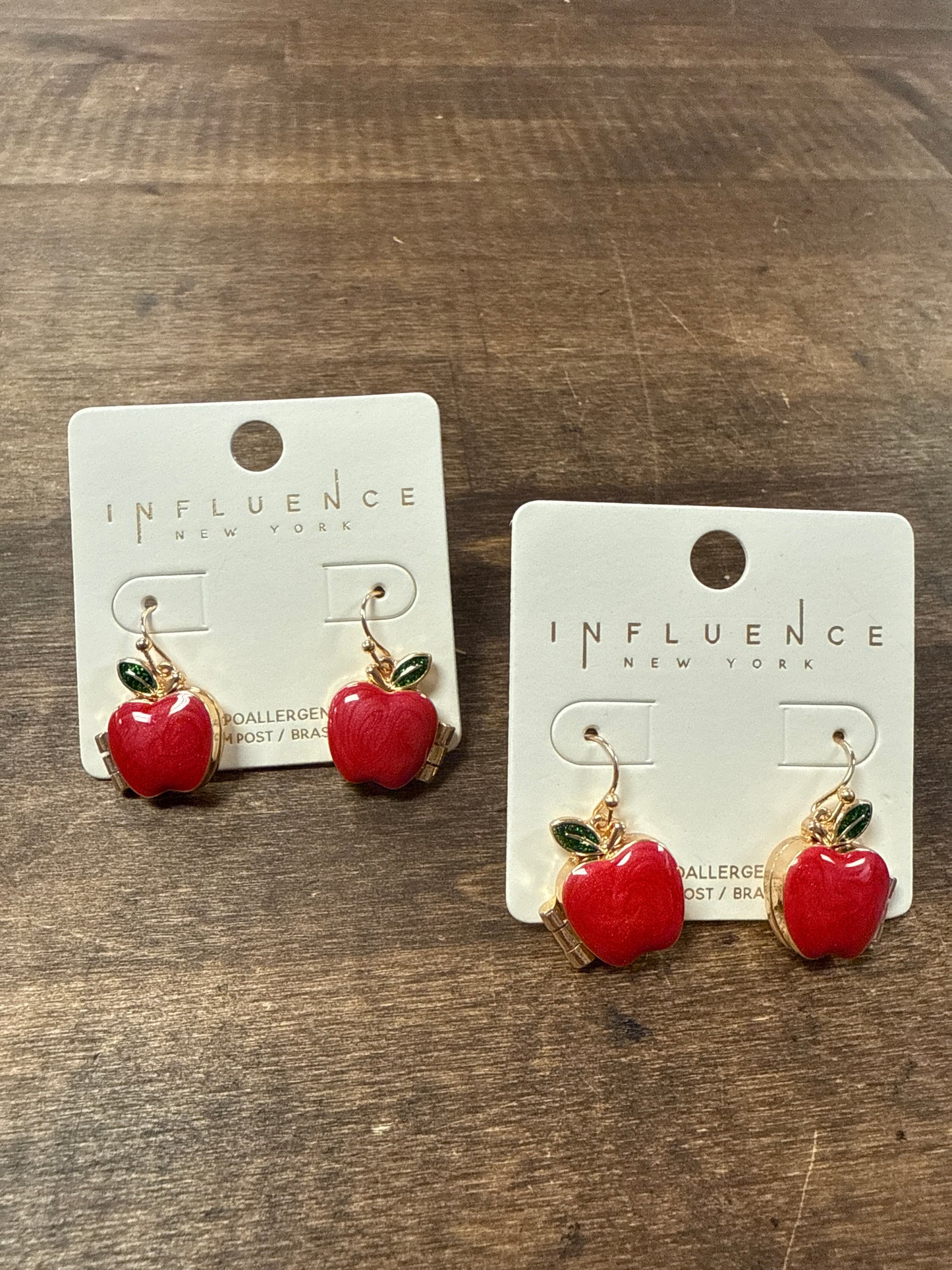 Apple Dangle Earrings