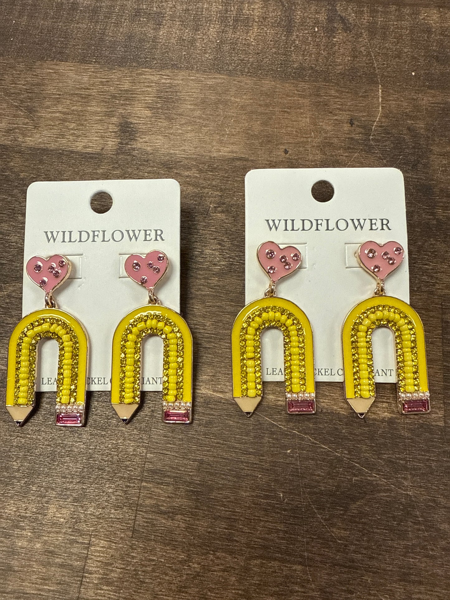 Teacher pencil Dangles