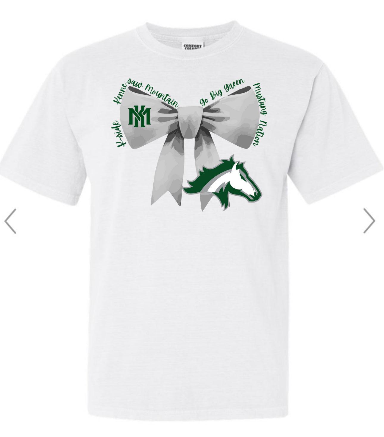 Kennesaw Mountain Mustangs Big Bow Tee