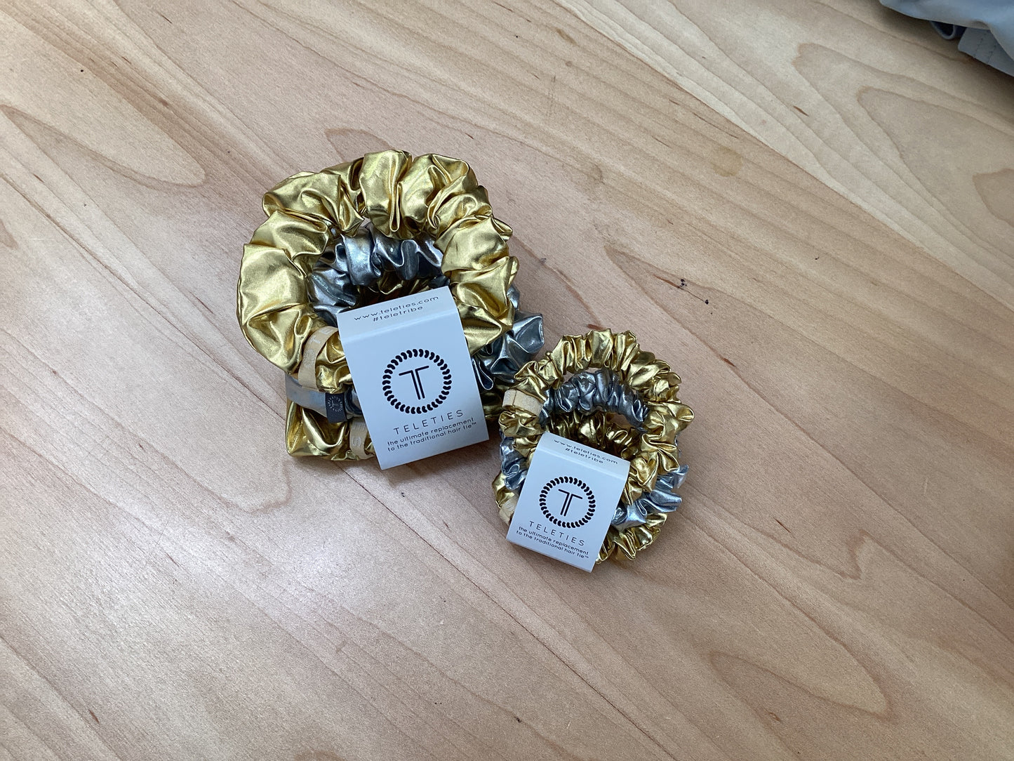 Teleties Silk Scrunchies