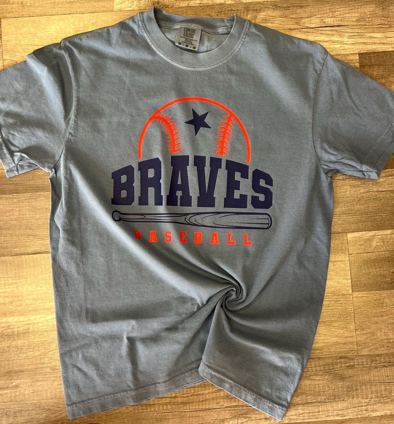 Braves with Ball, Bat & Star Tee