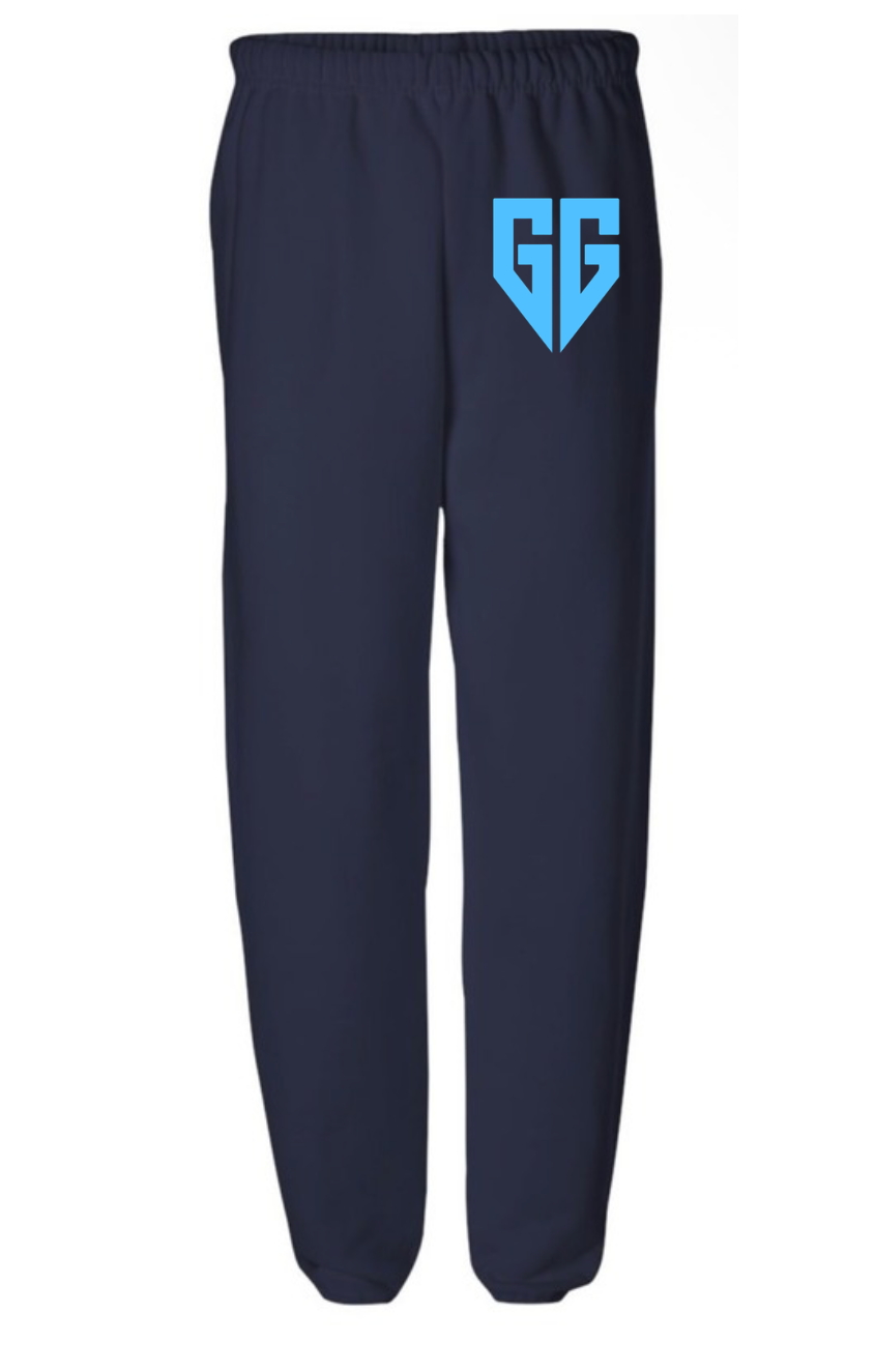 Georgia Generals on navy Gildan Heavy Blend Sweatpants (jogger)