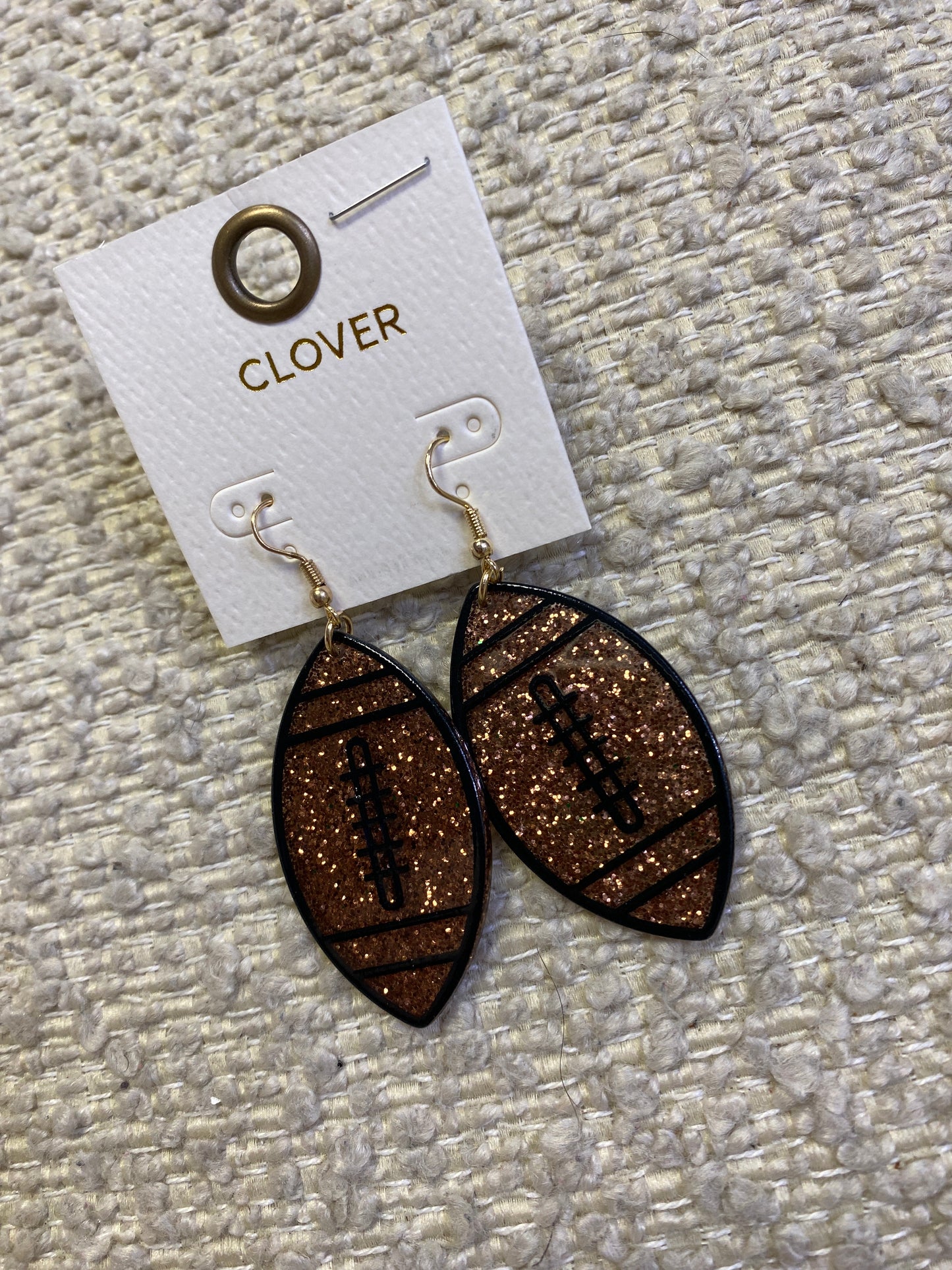 Acrylic Football Dangle