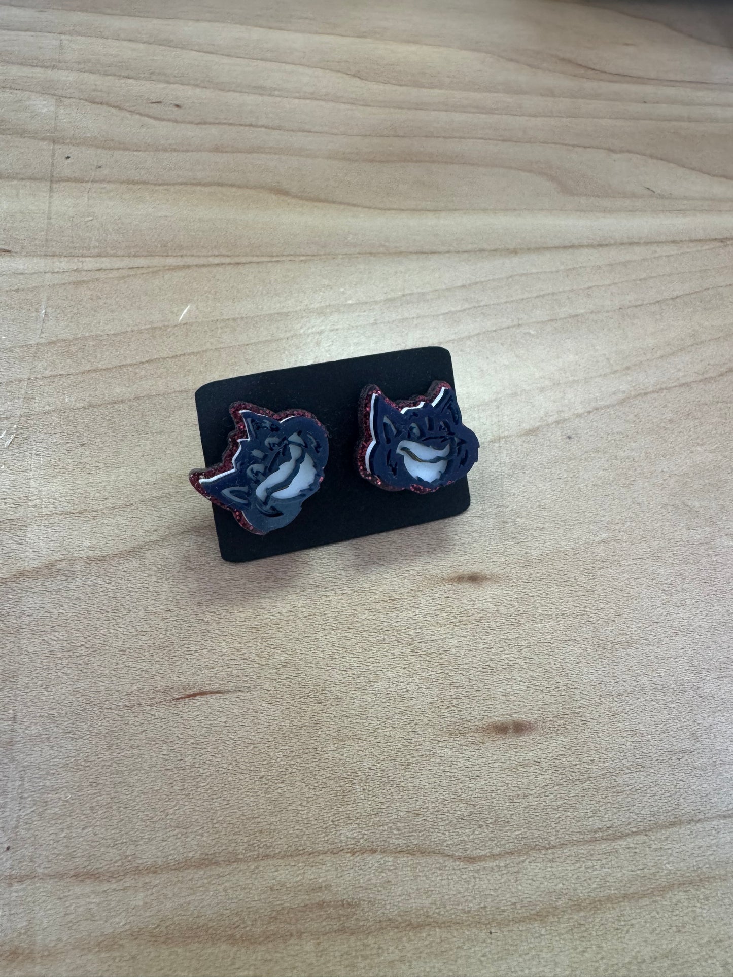 Woodstock Wildcat Mascot Studs