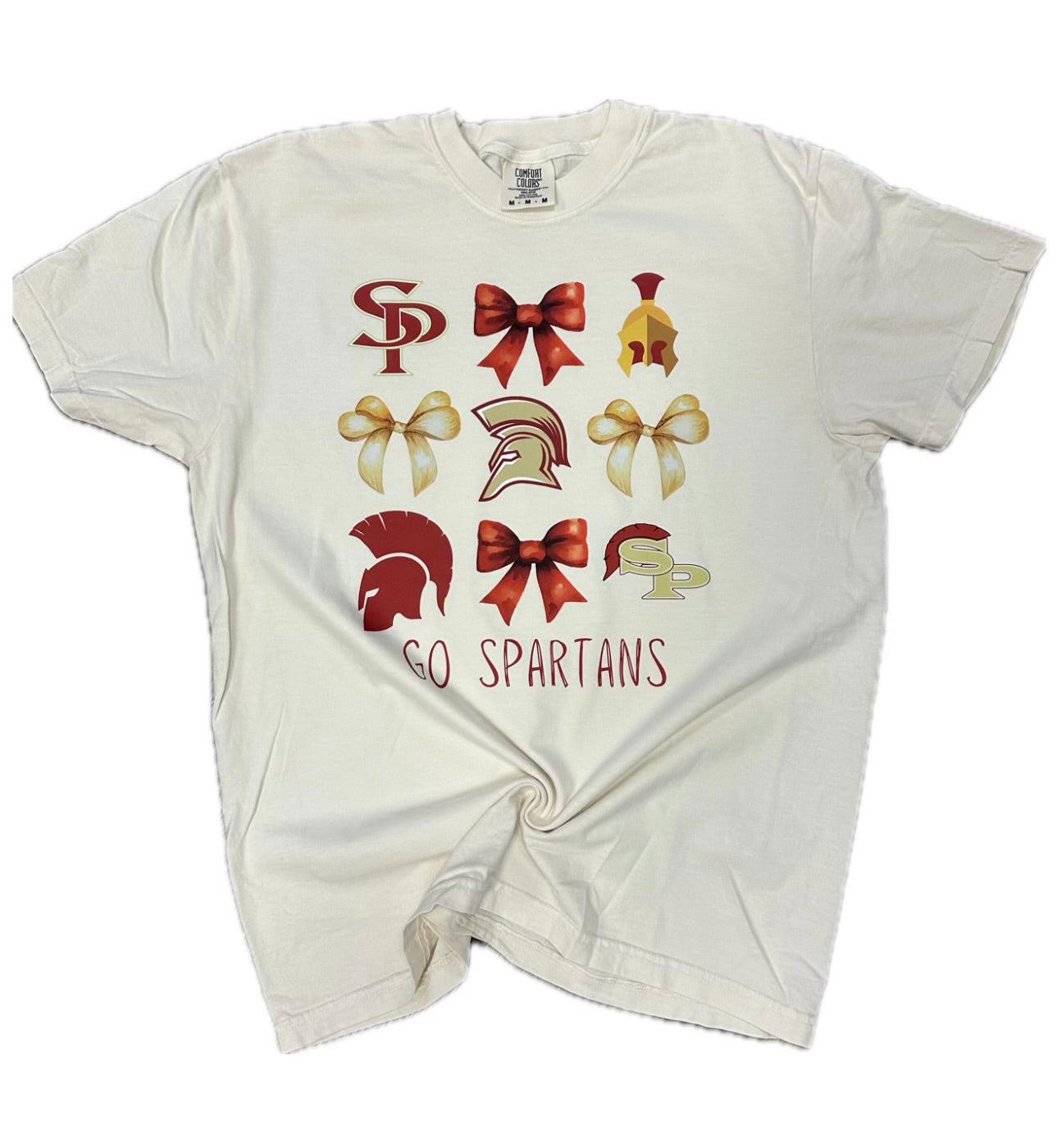 South Paulding Spartans Collage Bow Tees