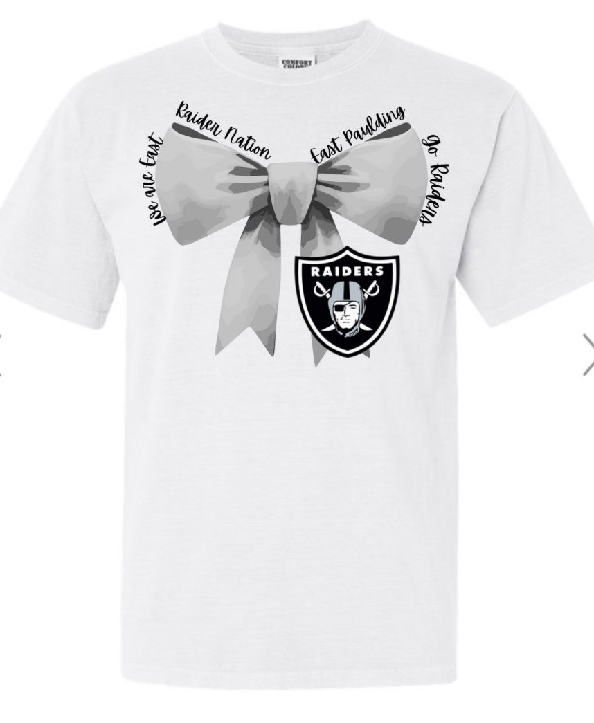 East Paulding Raiders Big Bow Tee