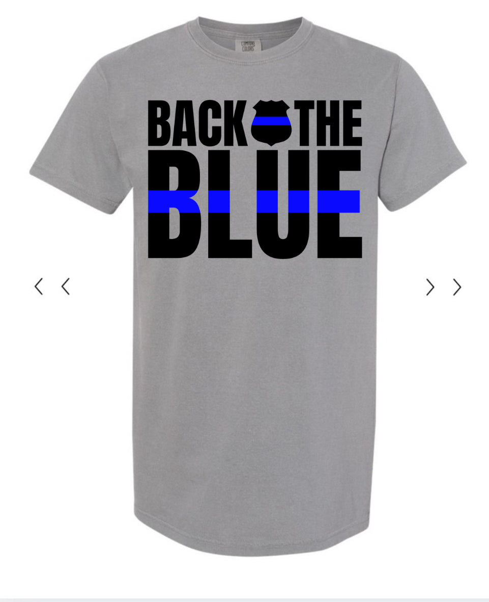 Back The Blue Varsity Tee